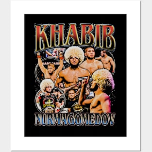 Khabib Nurmagomedov Vintage Bootleg Posters and Art